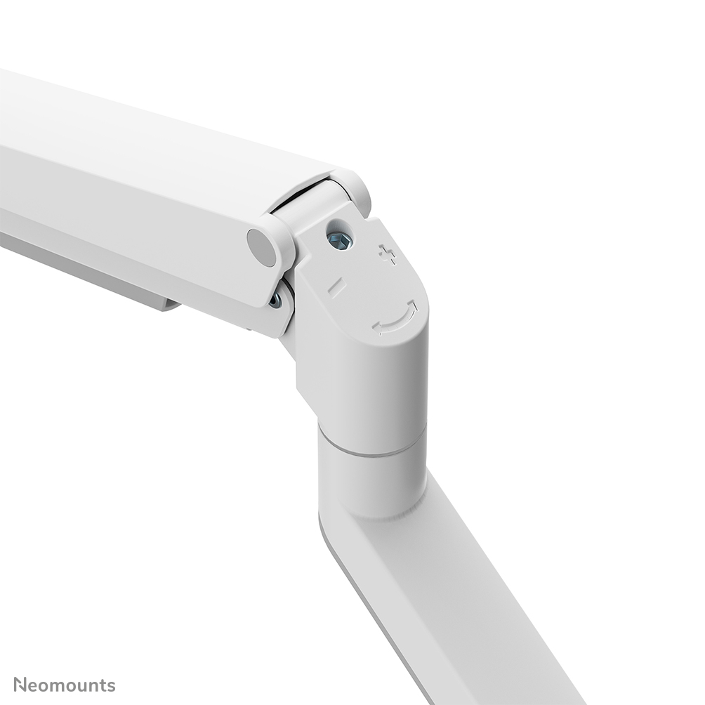 Neomounts DS70-250WH1 Monitor arm 17-35" - gas spring - Topfix - 180°-stop